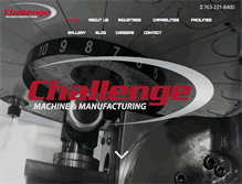 Tablet Screenshot of challengemachine.com